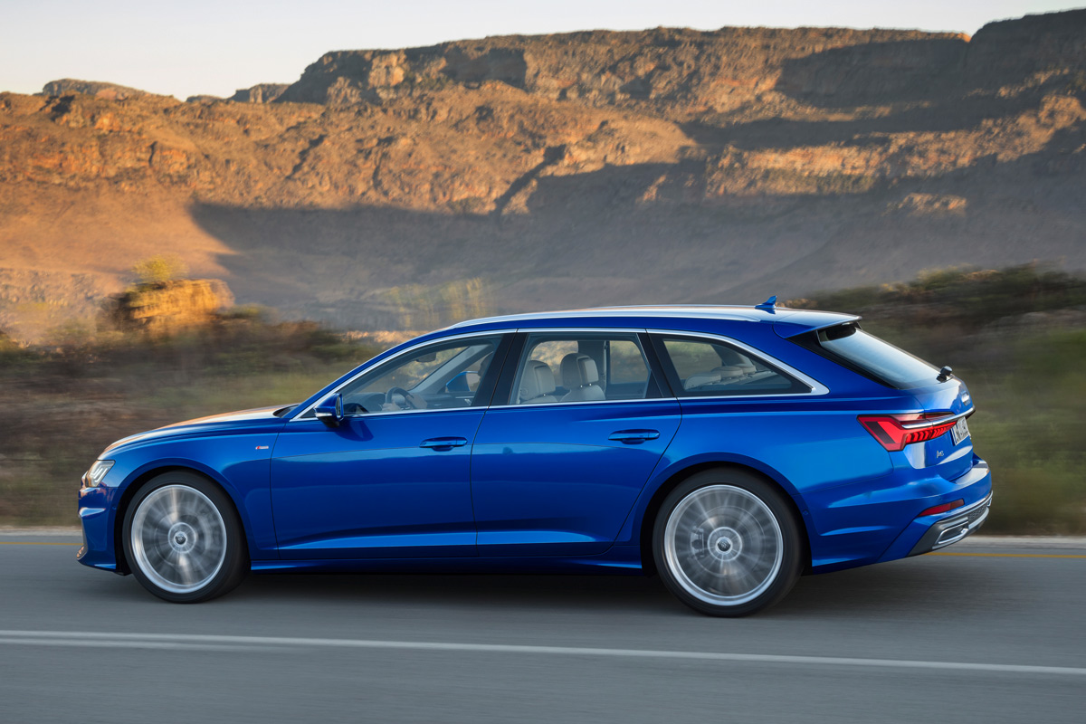 Audi A6 Avant 2018, lateral