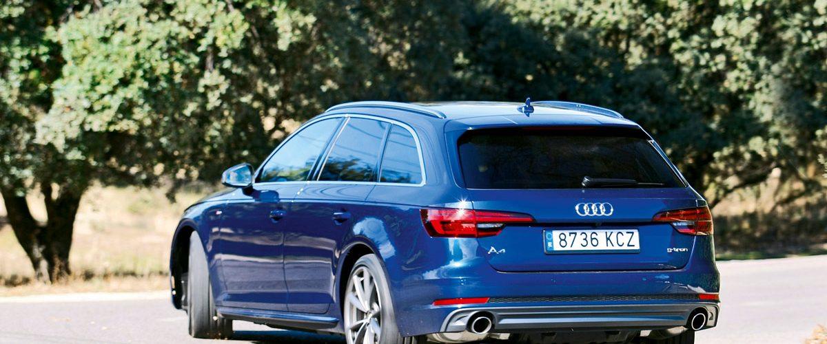 Prueba Audi A4 Avant g-tron, tres cuartos trasero