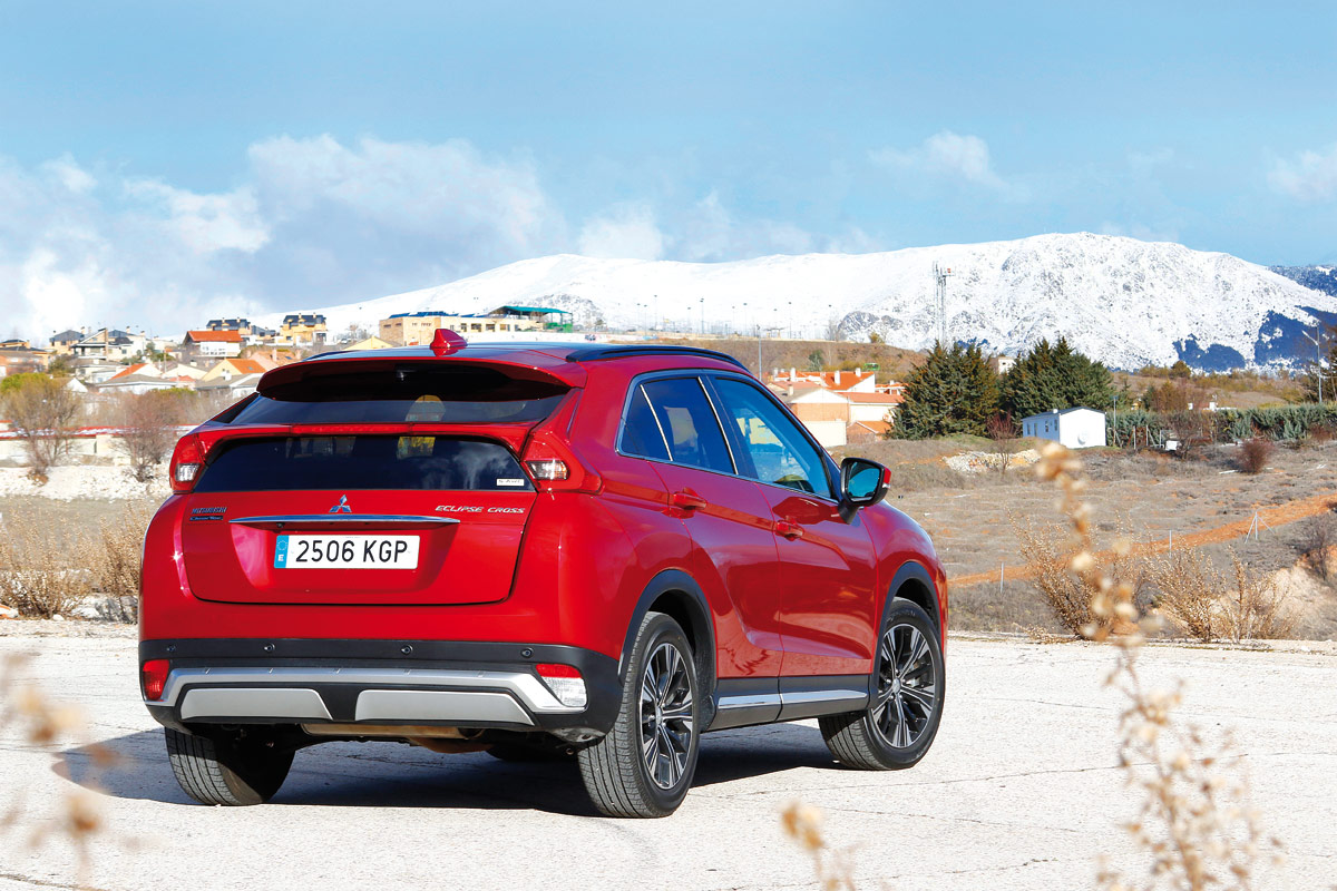 Prueba Mitsubishi Eclipse Cross, tres cuartos trasero