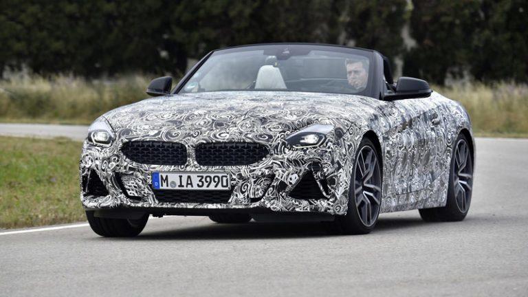 BMW Z4 pruebas de desarrollo