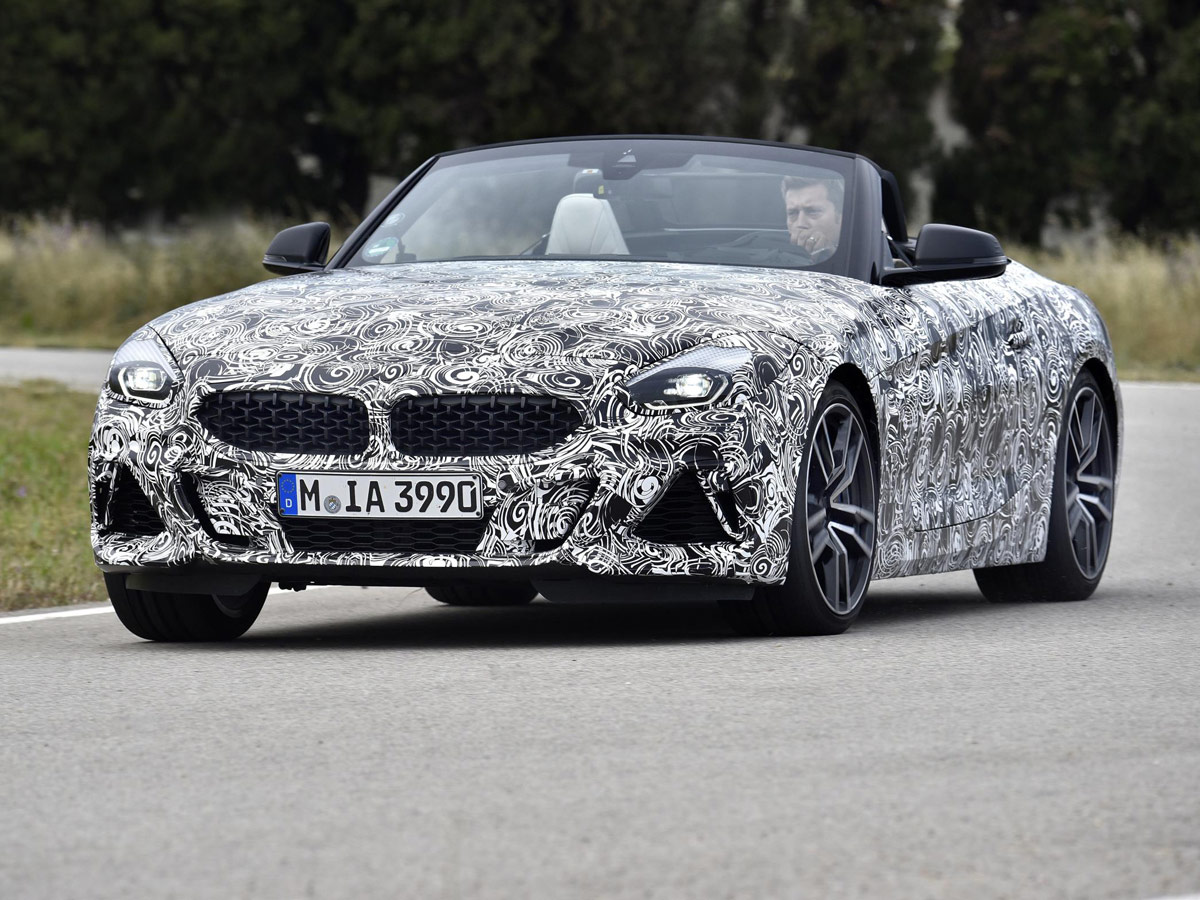 BMW Z4 pruebas de desarrollo