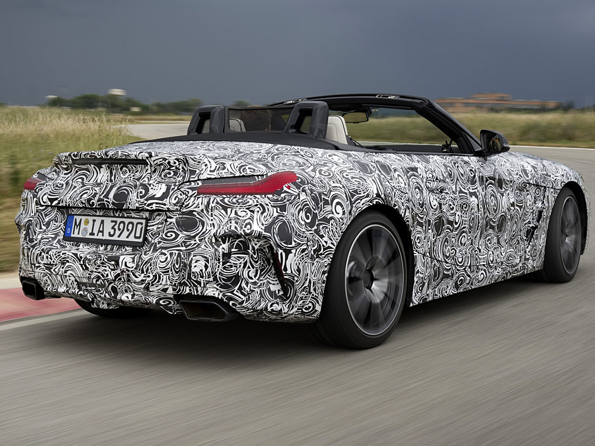 BMW Z4 pruebas de desarrollo