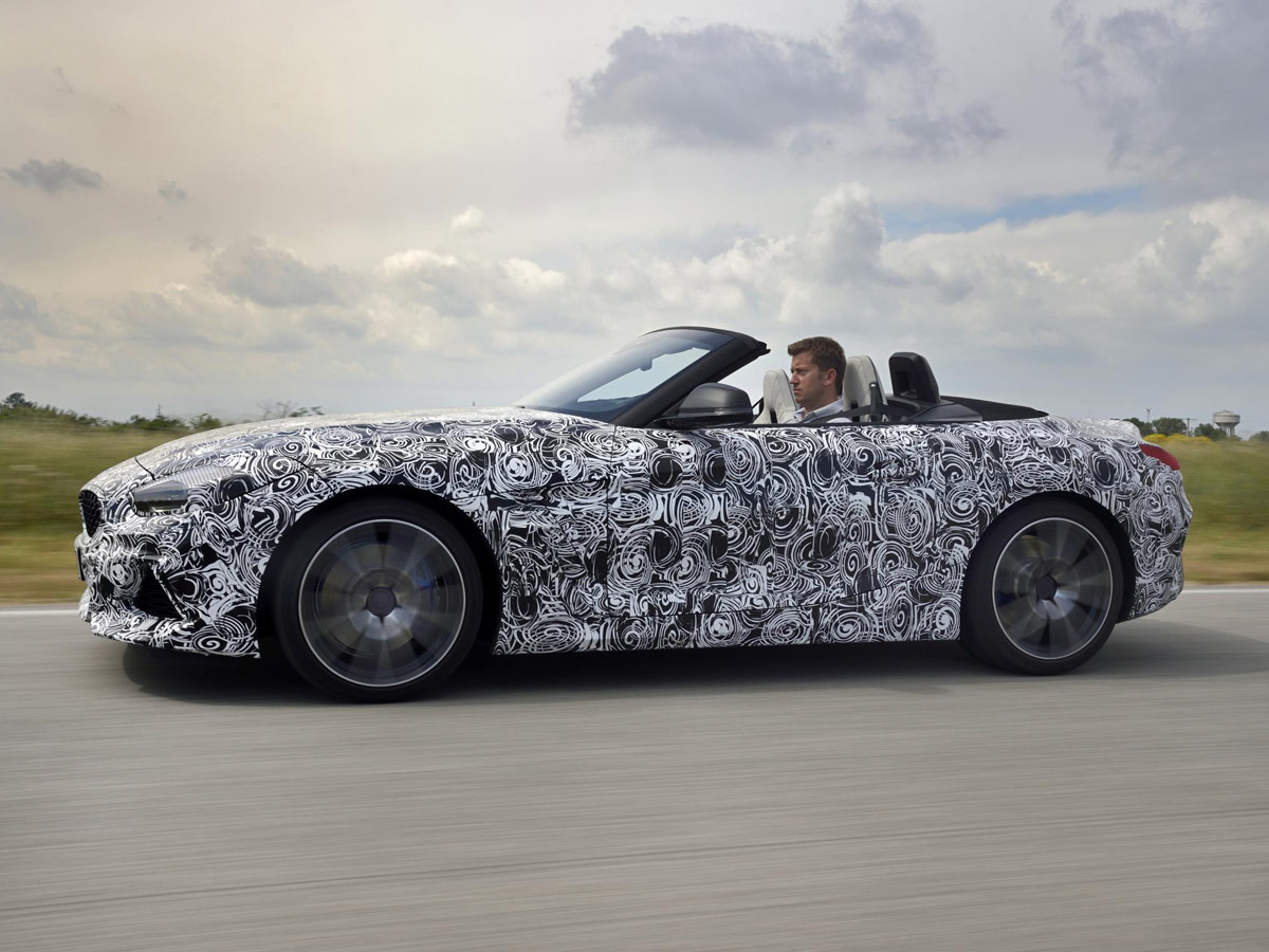 BMW Z4 pruebas de desarrollo