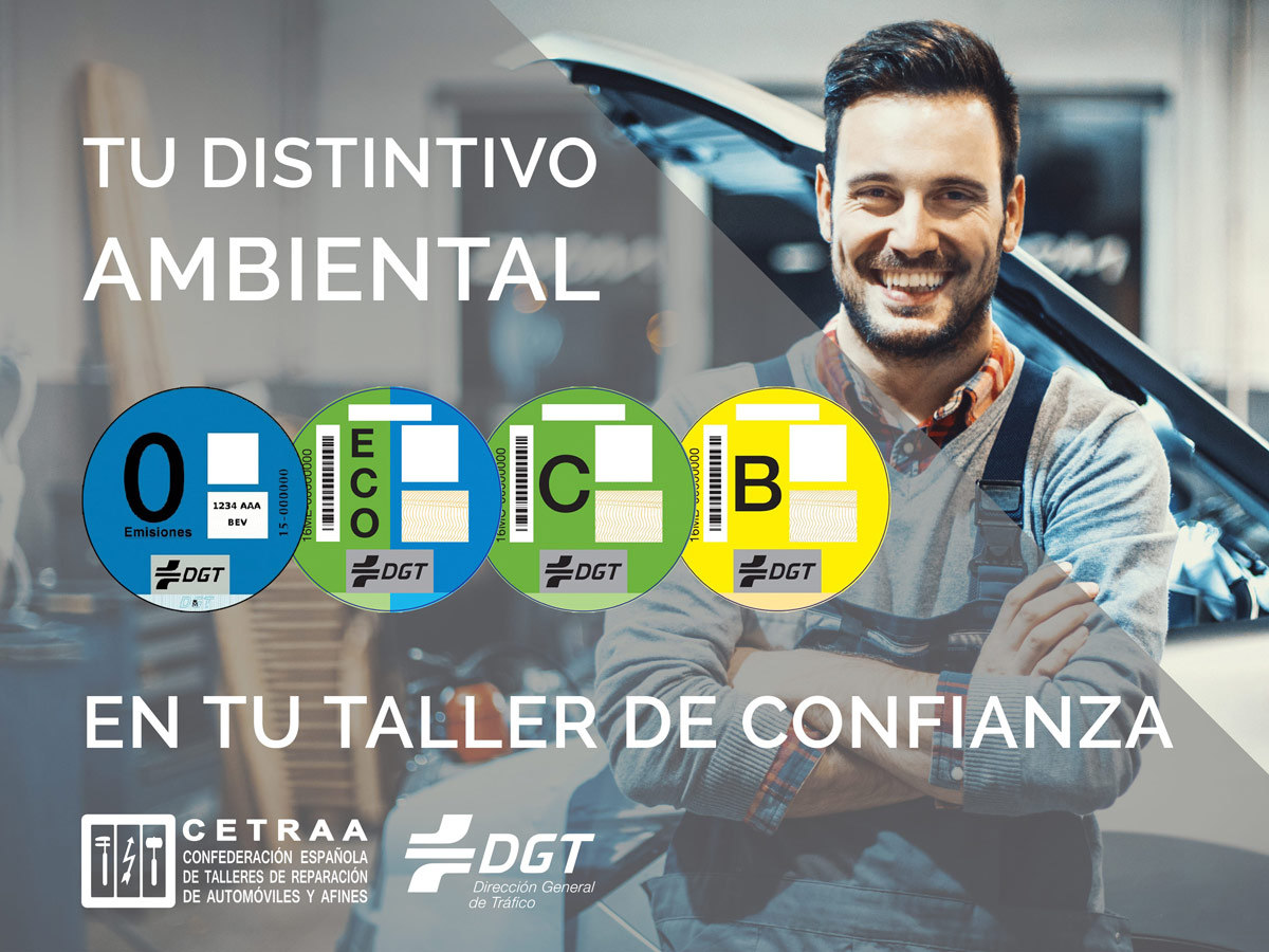 Pegatina DGT talleres