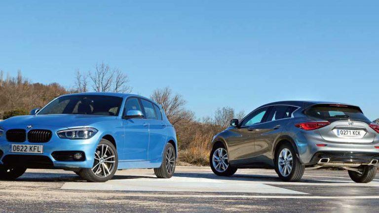Comparativa BMW 116d 5P Auto vs. Infiniti Q30 1.5D Premium 7DCT