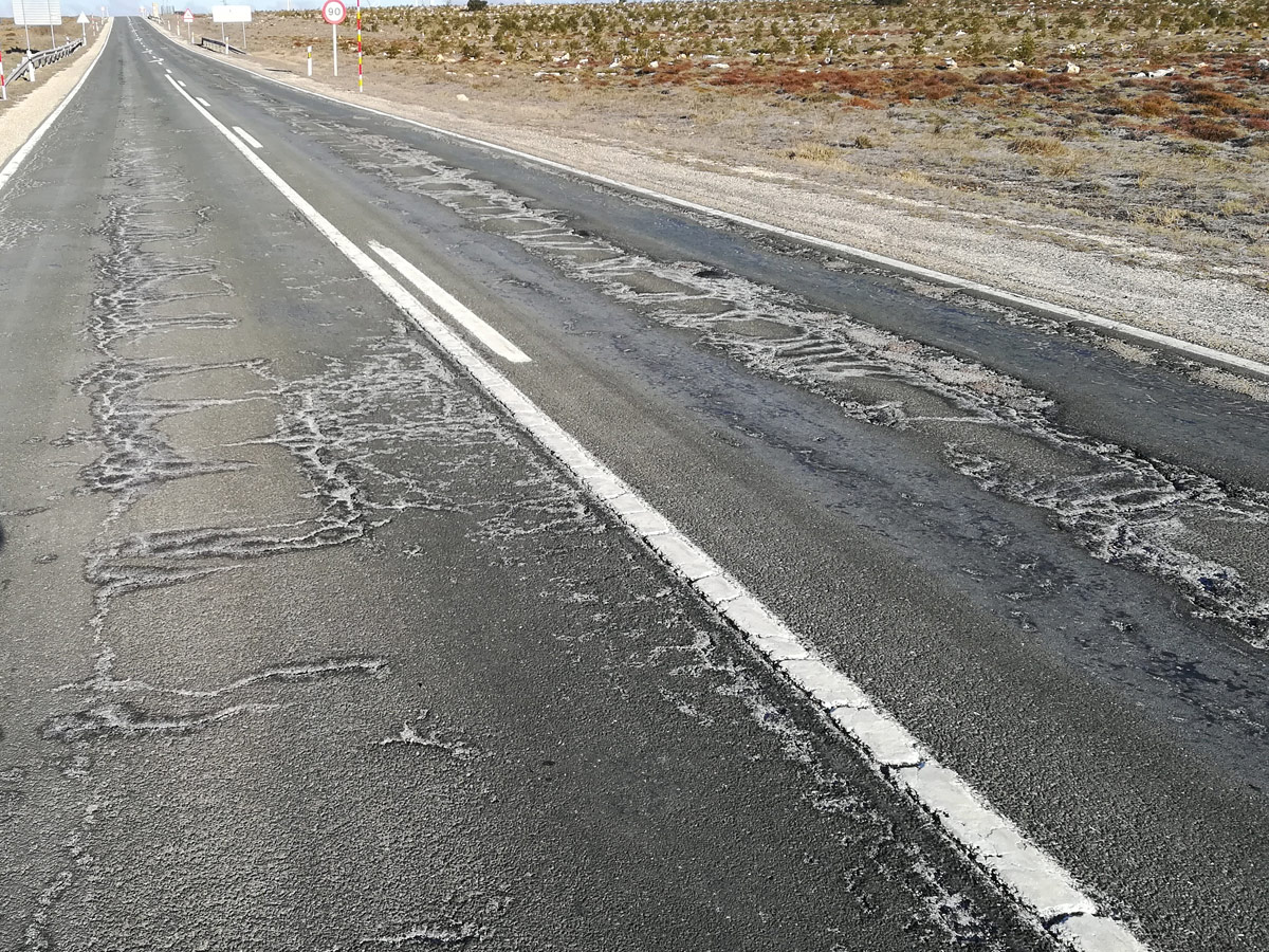 Mal estado carreteras