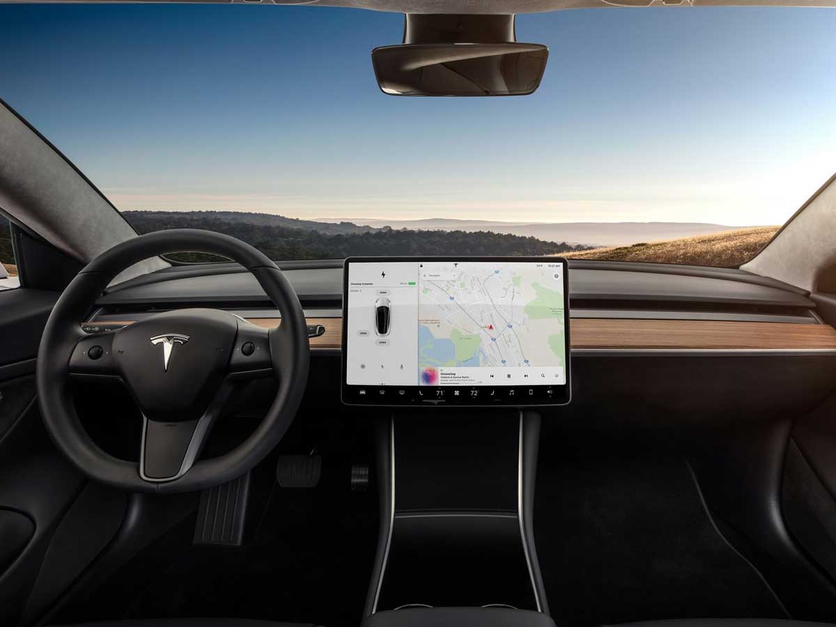 Tesla Model 3 interior