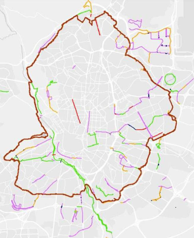 Área de circulación de Madrid