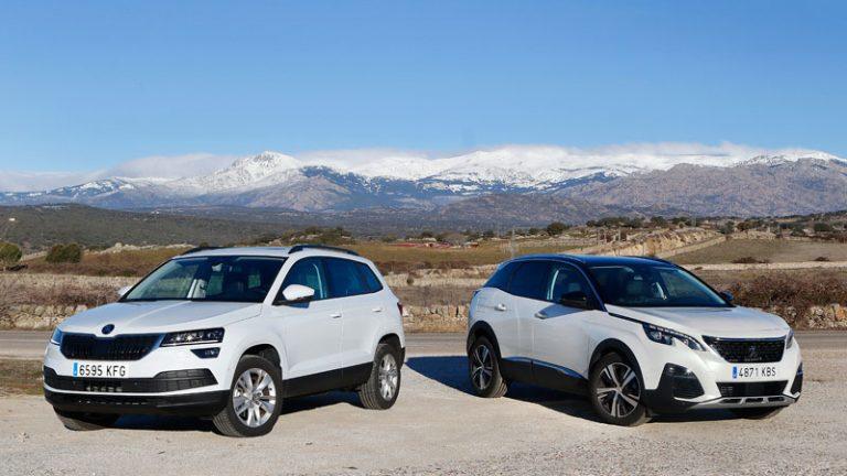 Skoda Karoq y Peugeot 3008