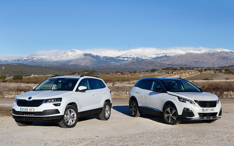 Skoda Karoq y Peugeot 3008