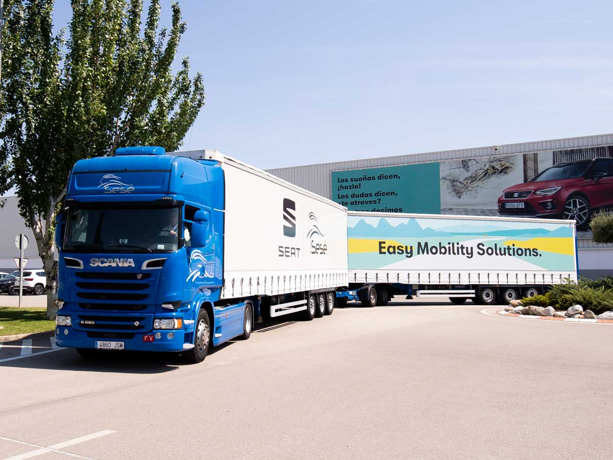 Duotráiler, camión más grande de Europa