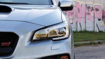 Prueba Subaru WRX STi - Detalle pilotos delanteros