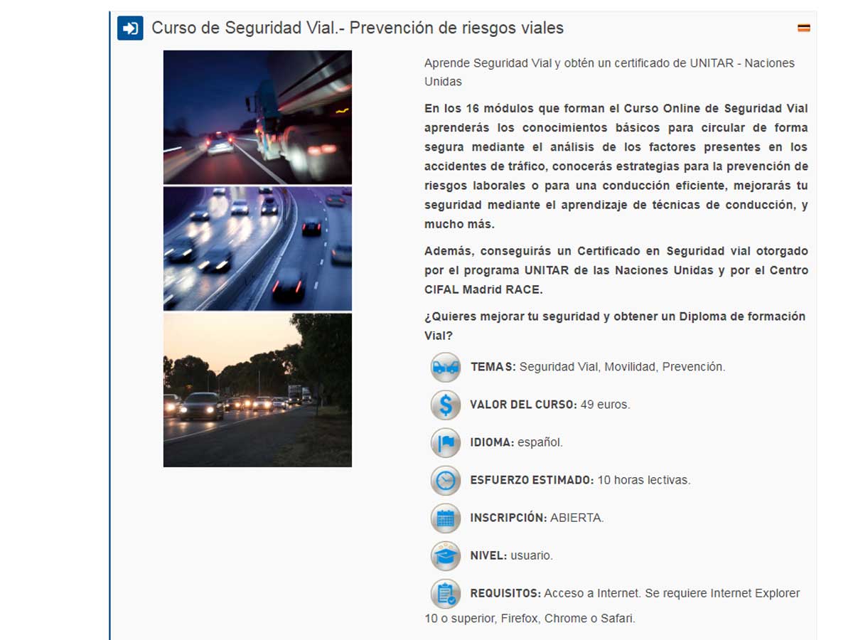 seguridad vial