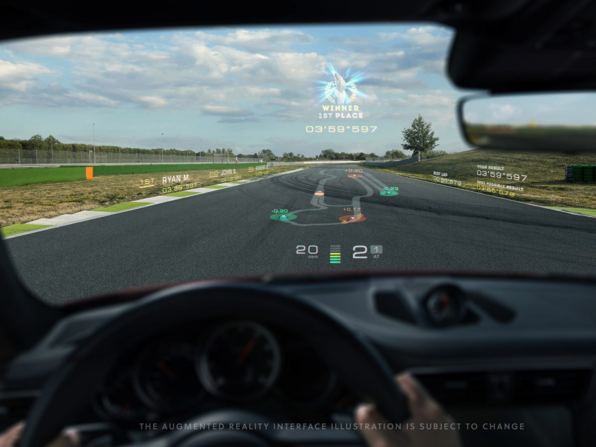 Head-up display Porsche