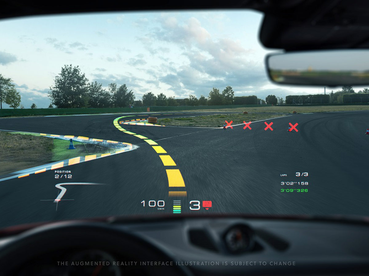 Head-up display Porsche
