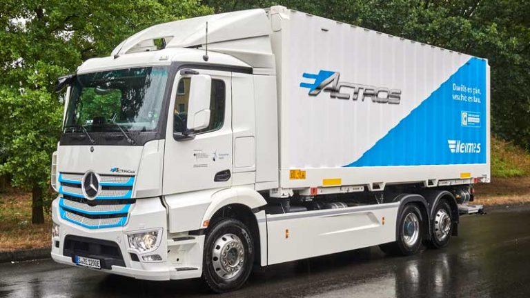 camión eléctrico de Mercedes