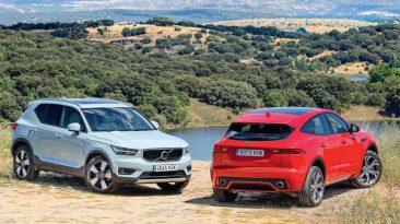 Enemigos íntimos: Jaguar E-Pace vs. Volvo XC40, a prueba