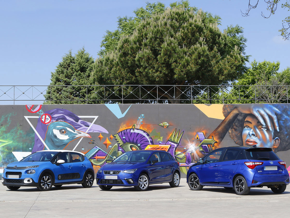 Citroen C3 SEAT Ibiza Toyota Yaris