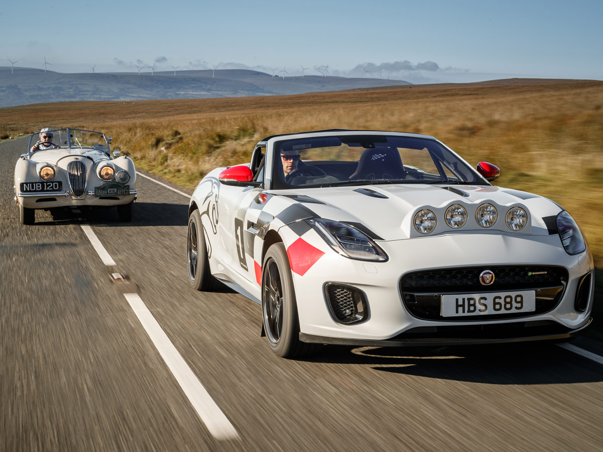 Jaguar F-Type Chequered Flag