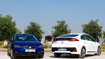 comparativa hyundai ioniq hibrido vs. seat león gnc