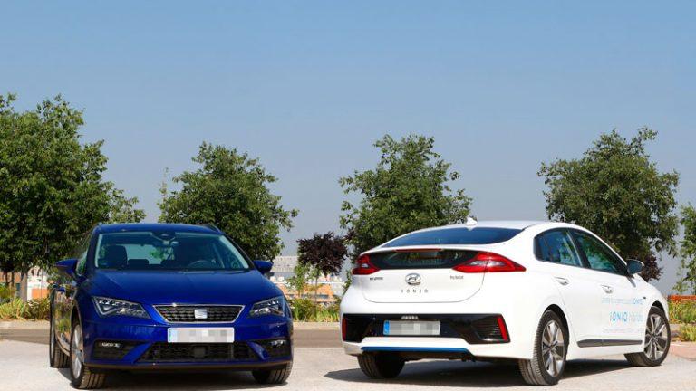 comparativa hyundai ioniq hibrido vs. seat león gnc