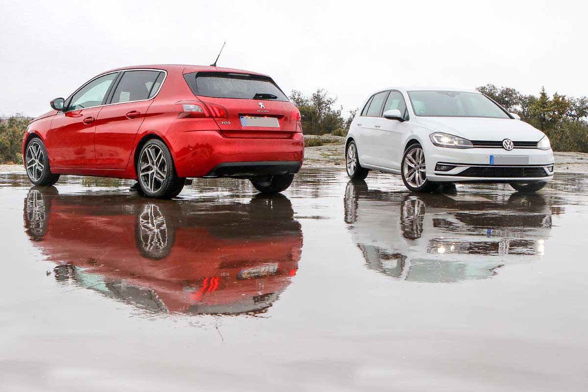 Comparativa Peugeot 308 Volkswagen Golf