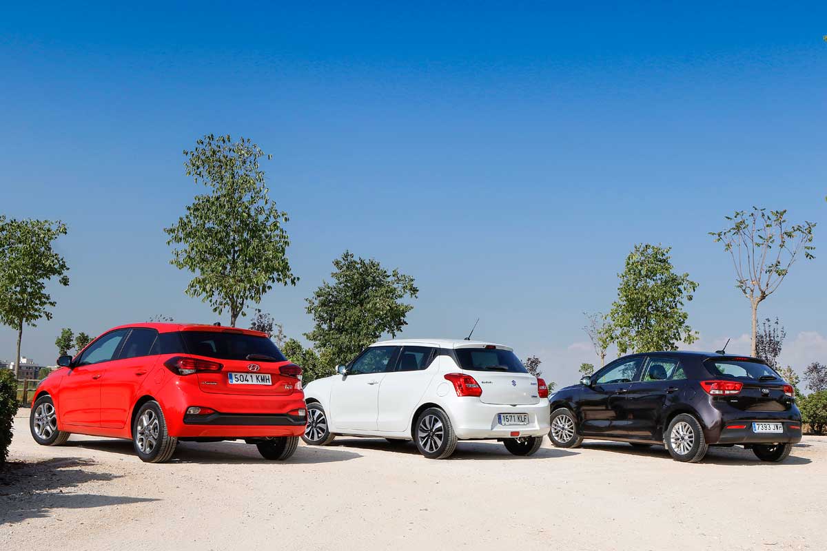 KIA Rio Hyundai i20 Suzuki Swift