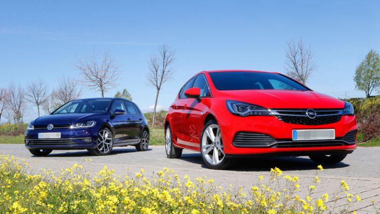 Comparativa VW Golf Opel Astra