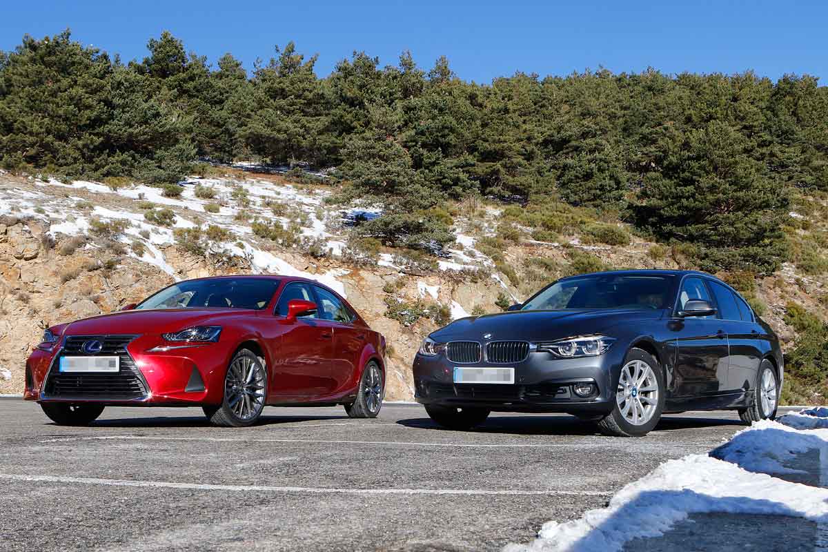 bmw 330e lexus is 300h