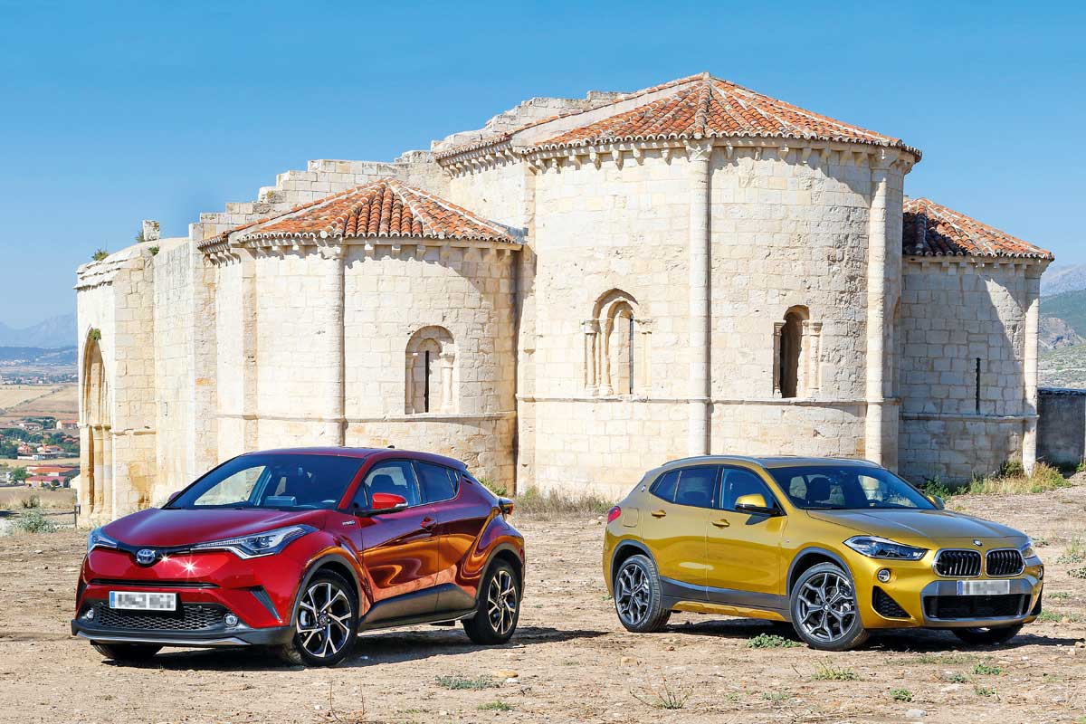 comparativa BMW X2 Toyota C-HR