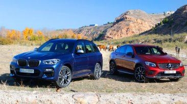 comparativa mercedes-amg glc y bmw x3