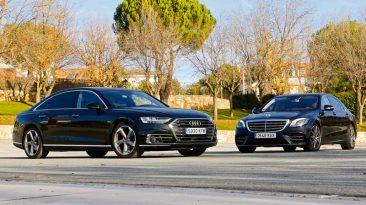 Audi A8 vs Mercedes-Benz Clase S