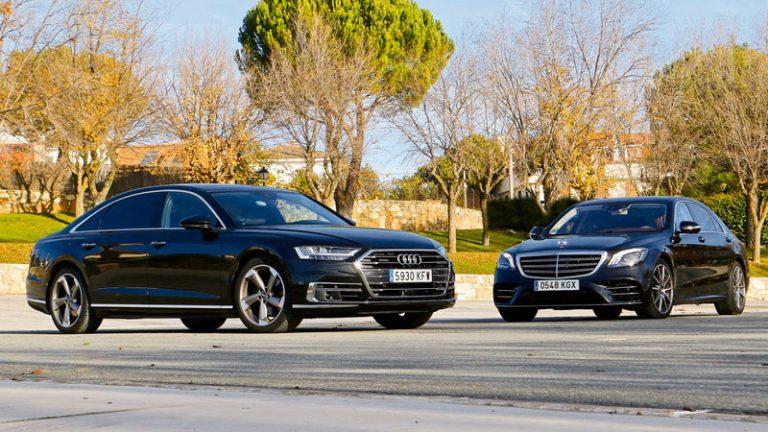 Audi A8 vs Mercedes-Benz Clase S