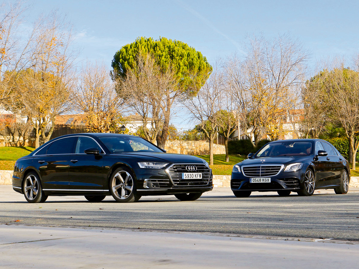 Audi A8 vs Mercedes-Benz Clase S