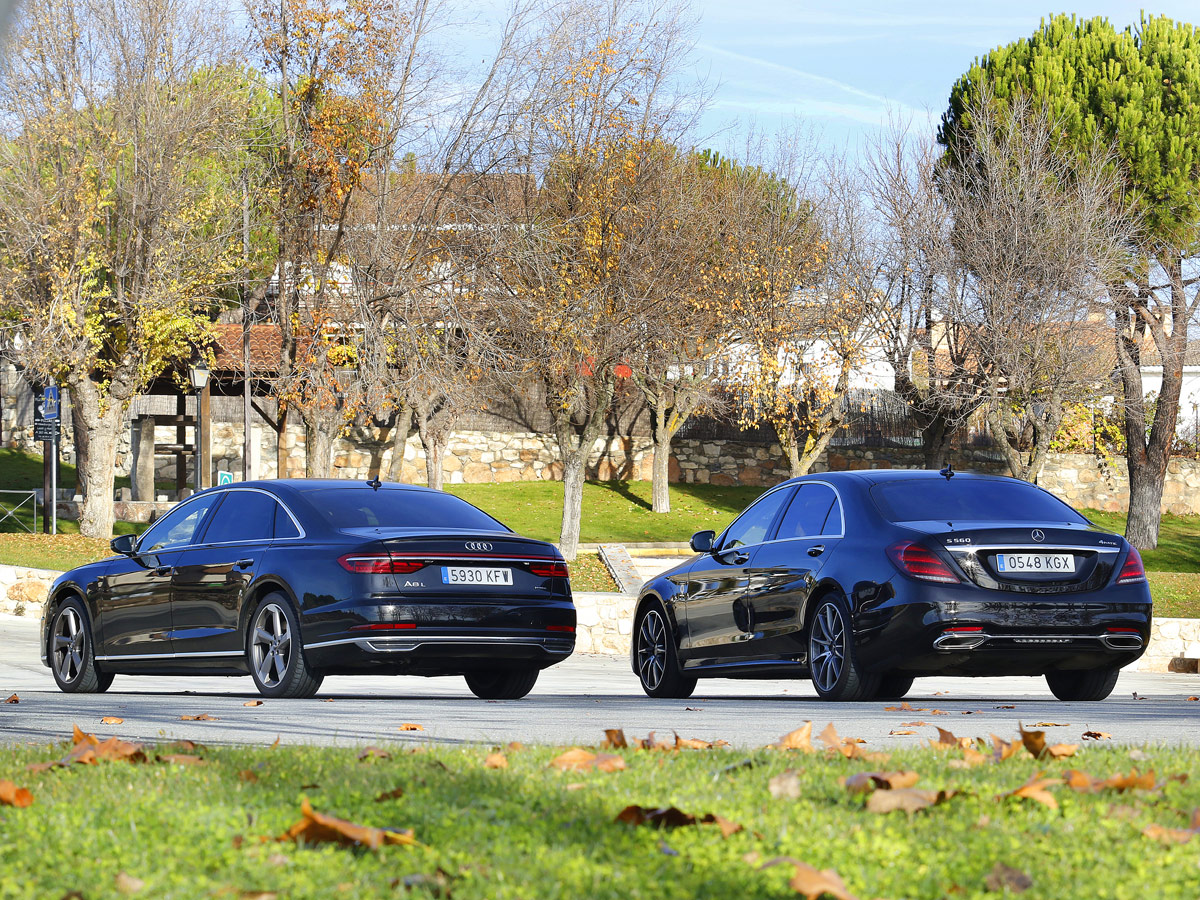 Audi A8 vs Mercedes-Benz Clase S