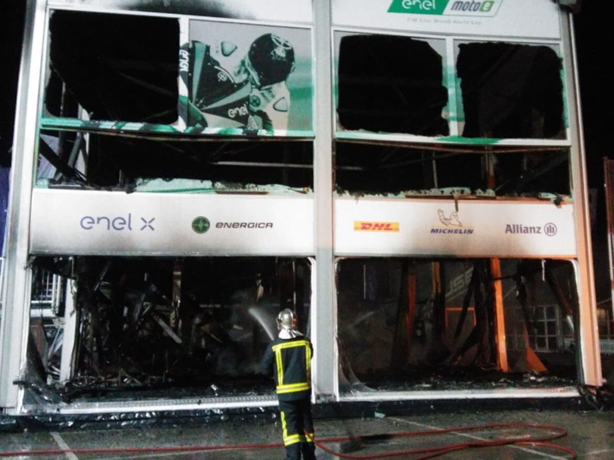 Incendio Jerez MotoE