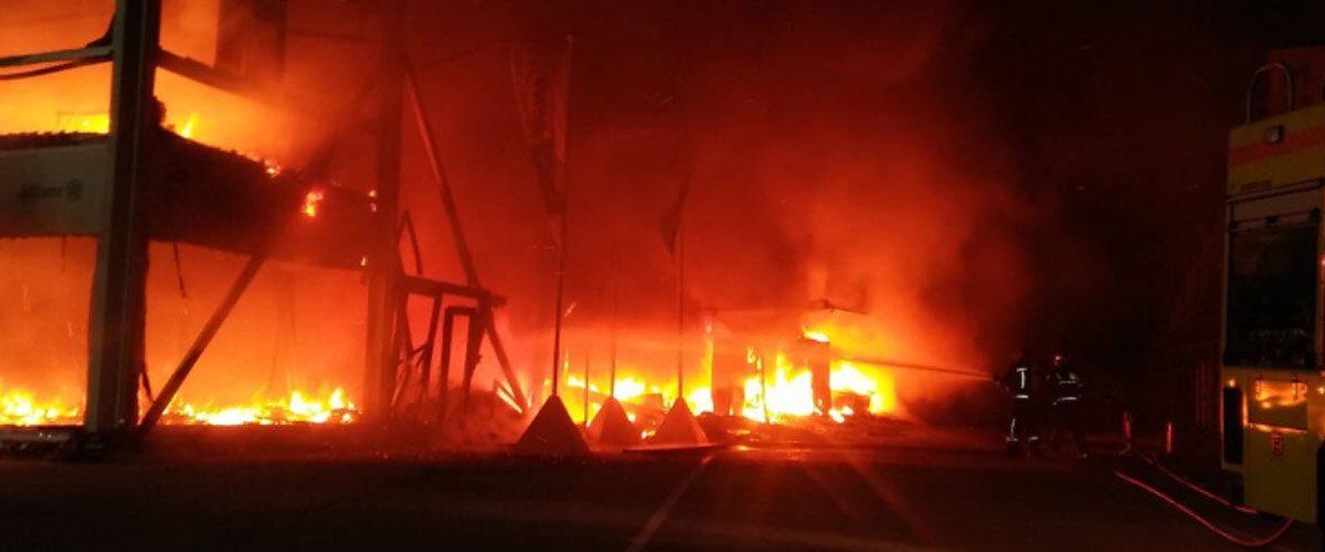 Incendio Jerez MotoE