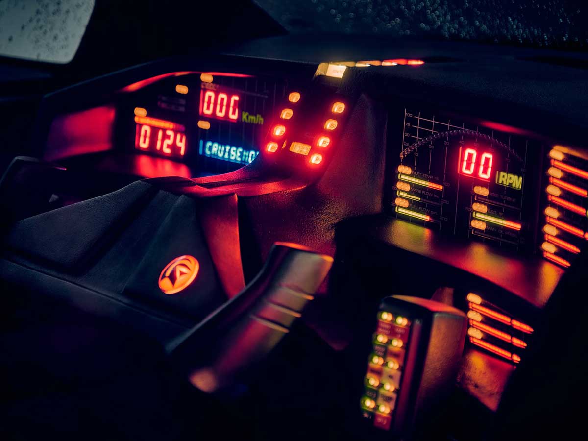 interior coche fantástico