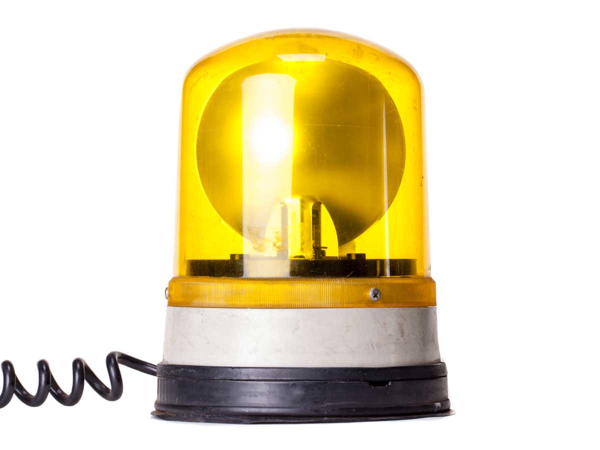 sirena amarilla señal