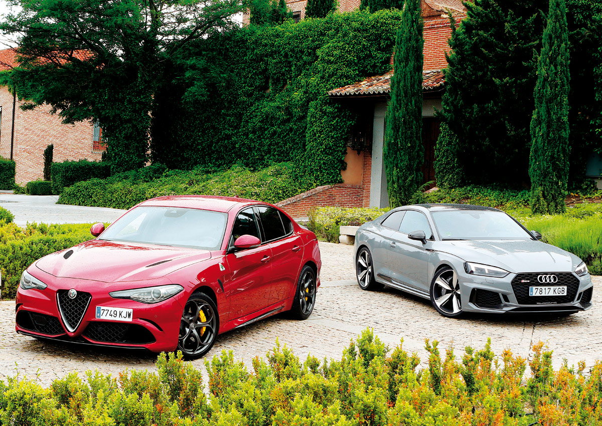 Comparativa Alfa Romeo Quadrifoglio vs Audi RS 5 Coupé