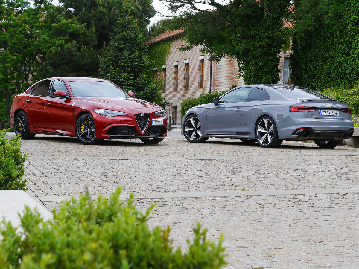 Comparativa Alfa Romeo Quadrifoglio vs Audi RS 5 Coupé