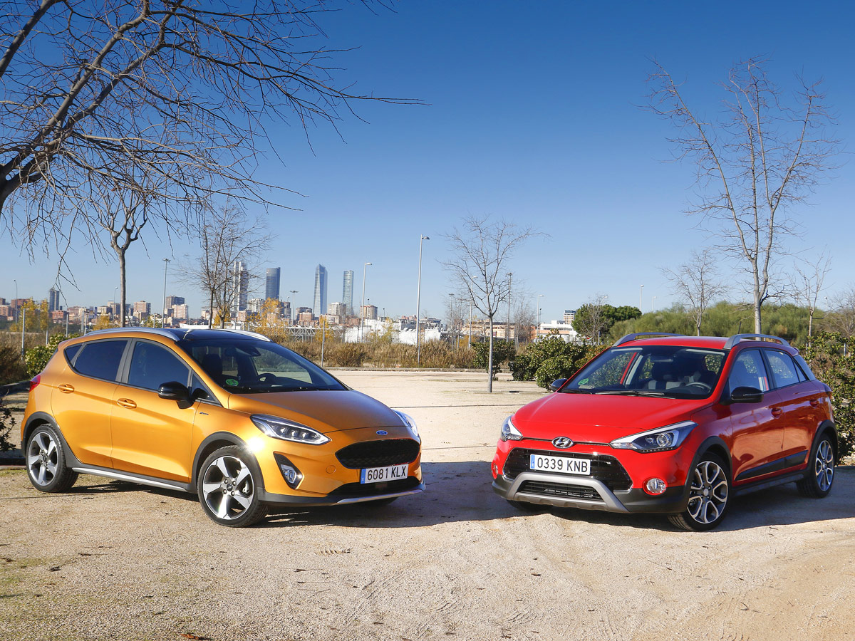 Comparativa Ford Fiesta Active vs Hyundai i20 Active