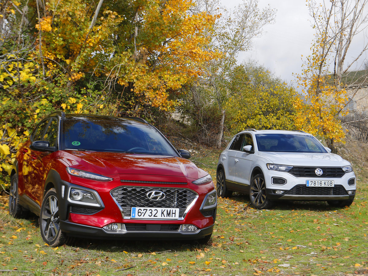 Comparativa Hyundai Kona vs Volkswagen T-Roc