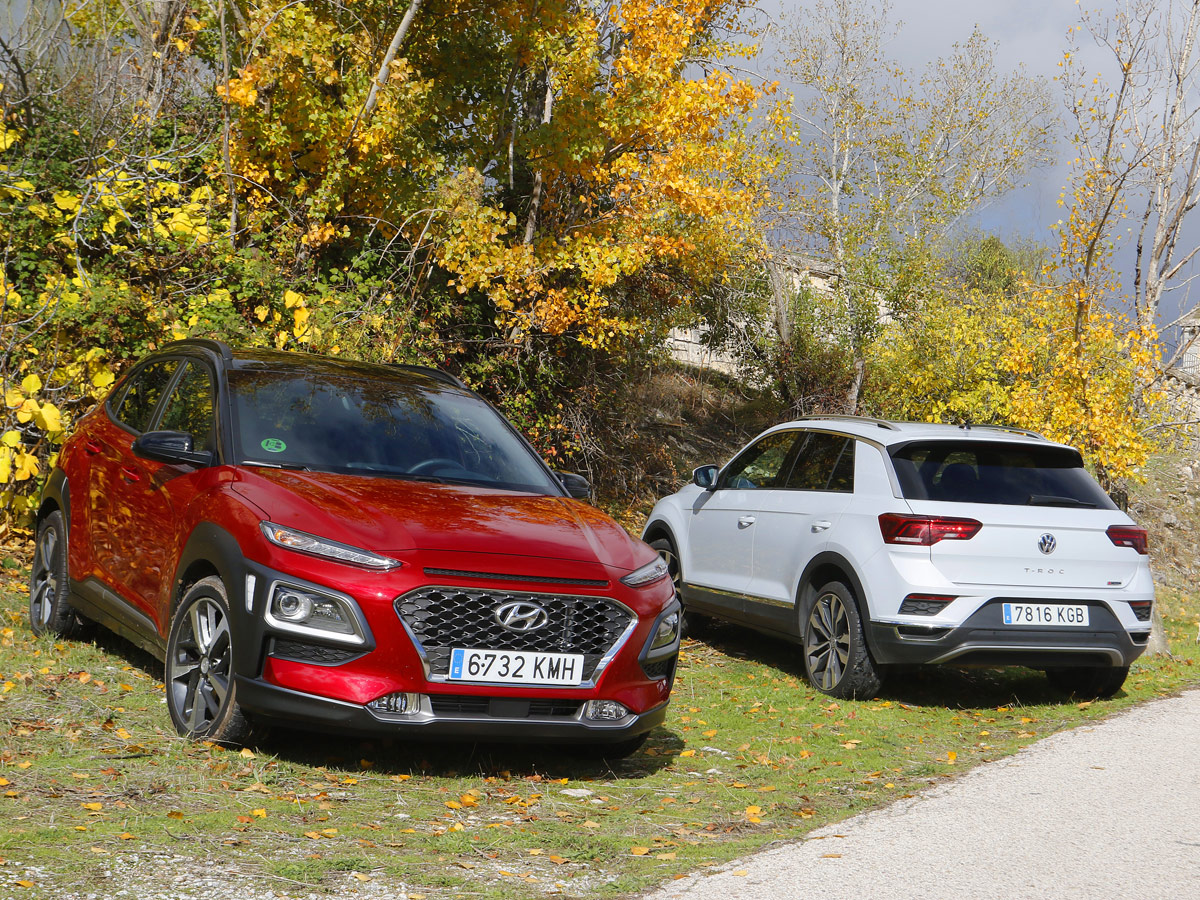 Comparativa Hyundai Kona vs Volkswagen T-Roc