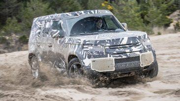 Pruebas desarrollo Land Rover Defender