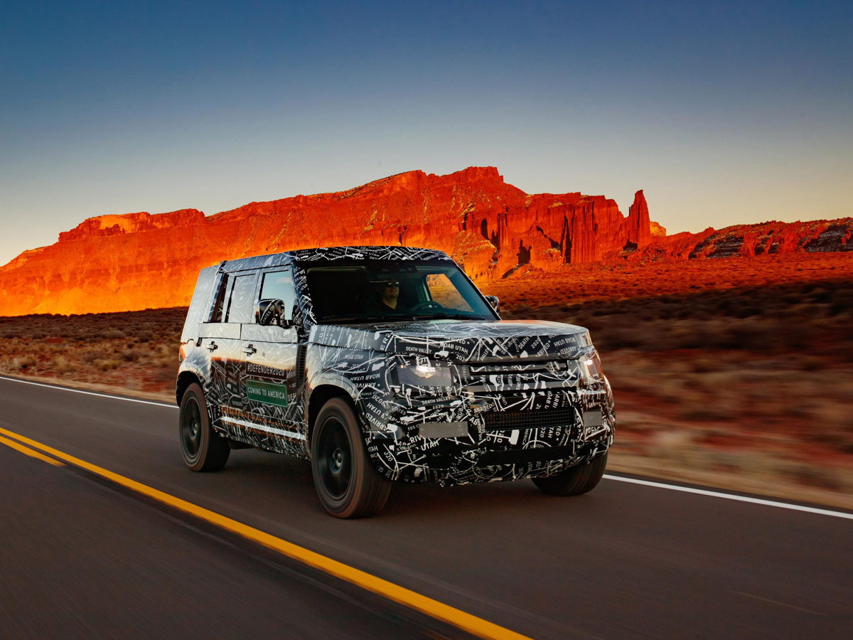 Pruebas desarrollo Land Rover Defender