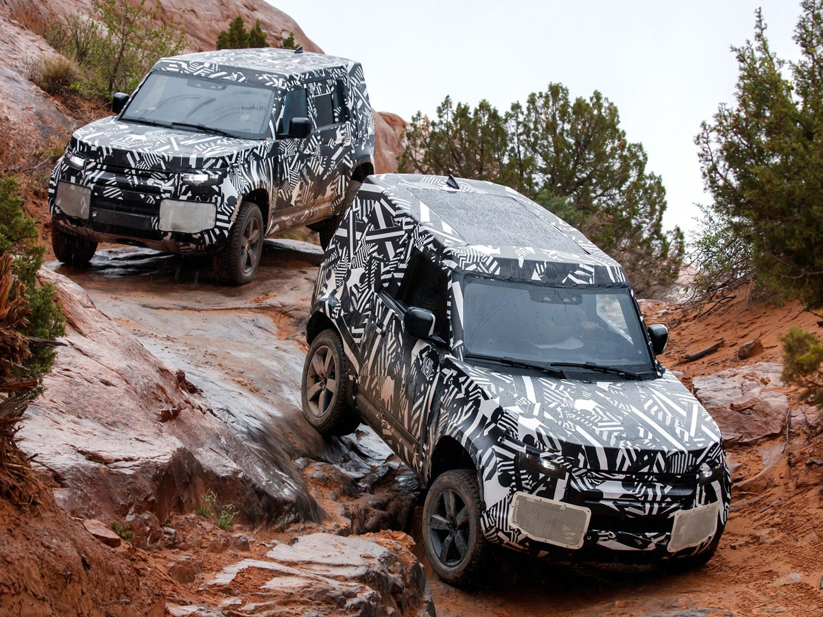 Pruebas desarrollo Land Rover Defender