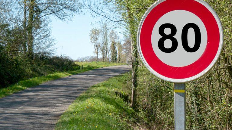 Señal limitador de velocidad