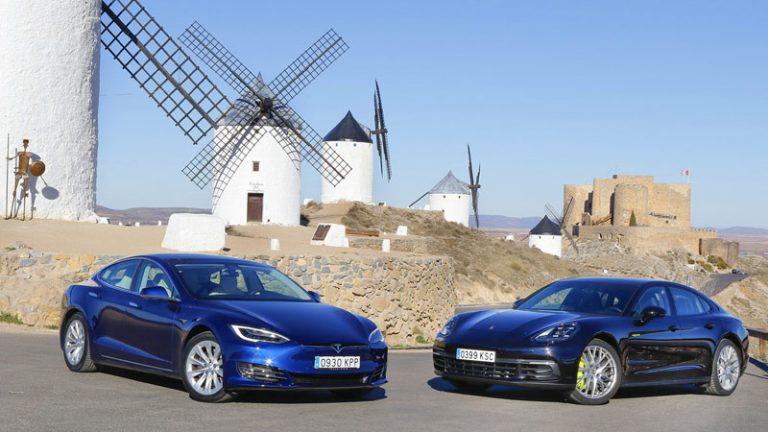 Tesla Model S vs Porsche Panamera