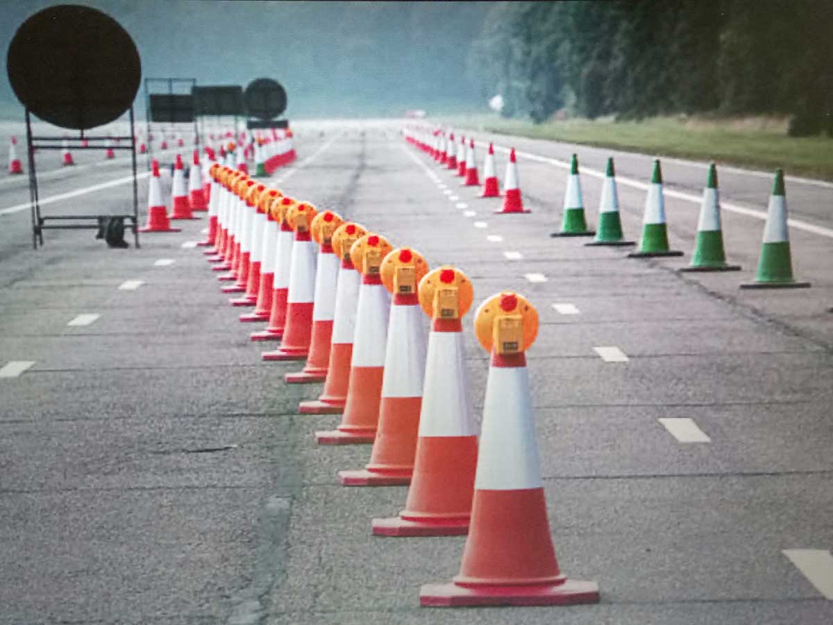 carril adicional carretera